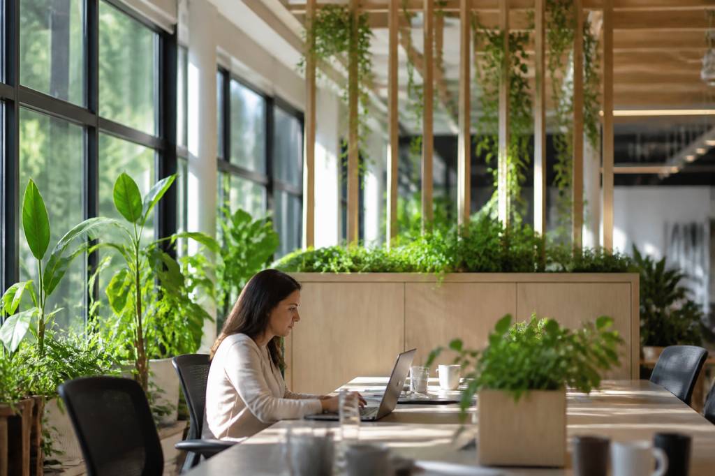 The Hidden Health Benefits of Biophilic Workspaces: How Plants, Natural Light, and Materials Support Wellbeing